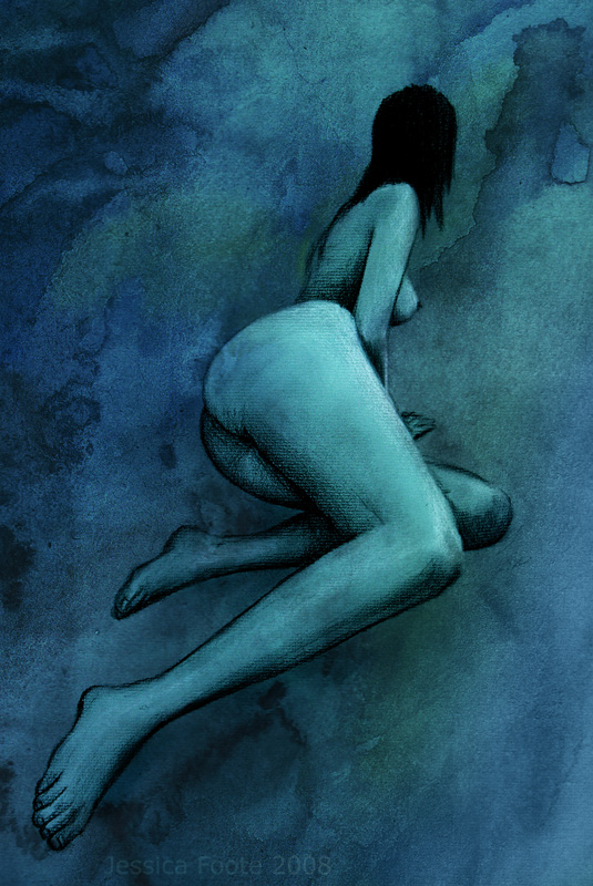 Female Nude (charcoal)