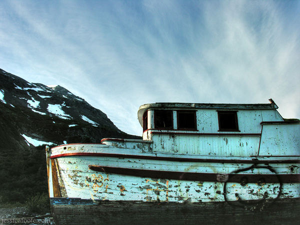 Boat in Whittier, Alaska