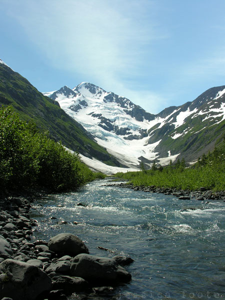 Glacier near Portage, Alaska